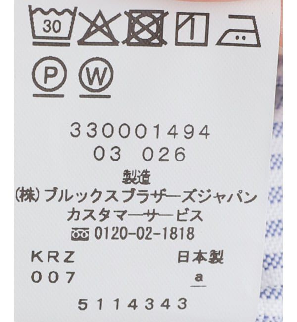 FRAMeWORK「BROOKS BROTHERS BBJ EX WHS DS OG SPM CON OX PBD TRAD SLD」|シャツ・ブラウス|