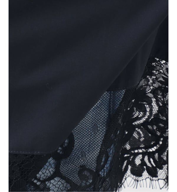 Spick and Span「《追加予約》レースタイプライターシャツ」|シャツ・ブラウス|