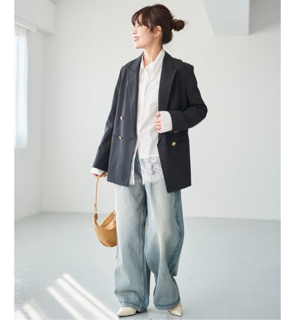 Spick and Span「《追加予約》レースタイプライターシャツ」|シャツ・ブラウス|