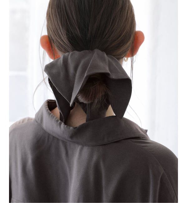  「《追加》【洗える】シュシュSETピーチサテン起毛シャツ」|シャツ・ブラウス|