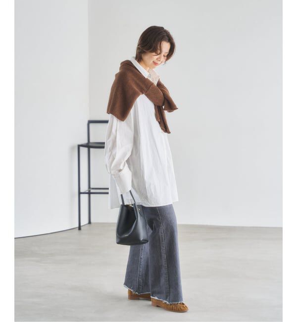  「レザーソフトギャザーローファー」|ローファー|