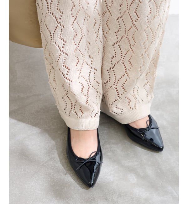  「≪追加≫ポインテッドエナメルバレエ」|バレエシューズ|