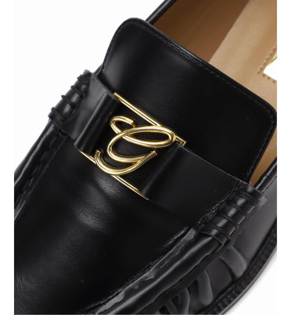 GRISE「GRISEレザーギャザーローファー」|ローファー|