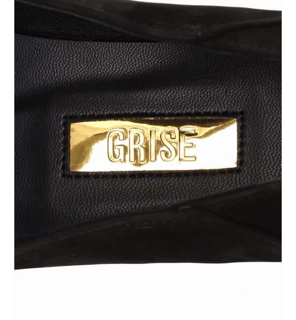 GRISE「GRISEレザーナロースクエアモチーフローファー」|ローファー|