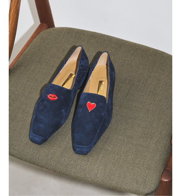 GRISE「GRISEレザーナロースクエアモチーフローファー」|ローファー|