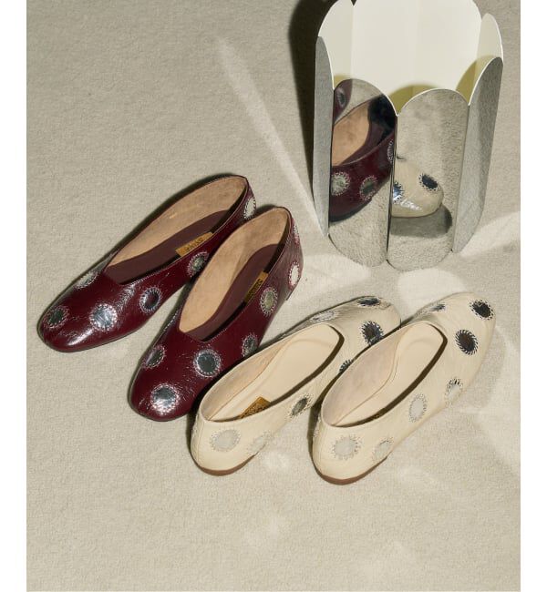 GRISE「GRISEレザーミラーワークフラット」|その他|