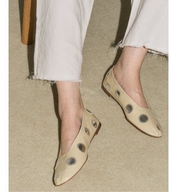 GRISE「GRISEレザーミラーワークフラット」|その他|