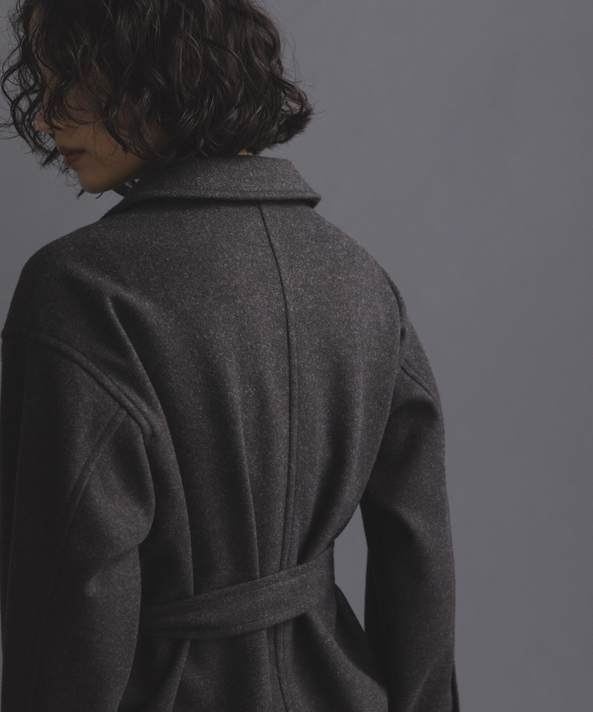 nano･universe「ニードルジャージーベルテッドシャツジャケット」|シャツ・ブラウス|