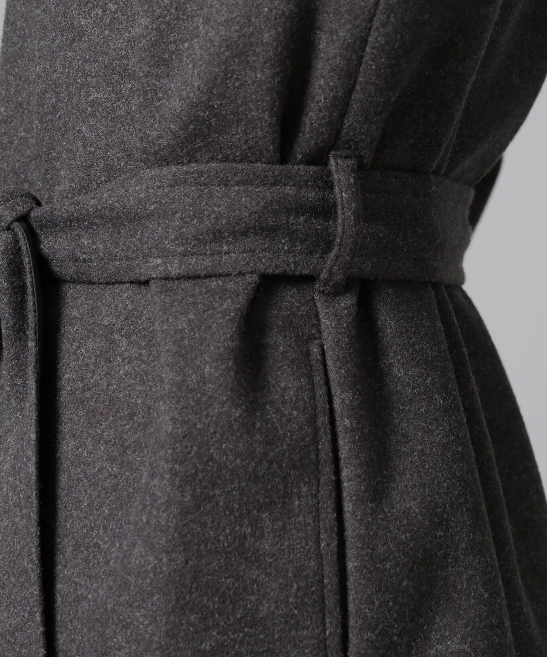 nano･universe「ニードルジャージーベルテッドシャツジャケット」|シャツ・ブラウス|