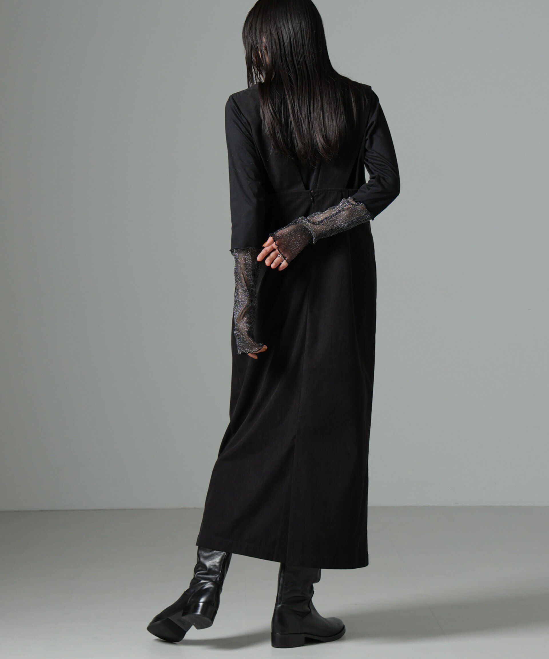 nano･universe「マイクロコールナロージャンパースカート(セットアップ可)」|ワンピース|