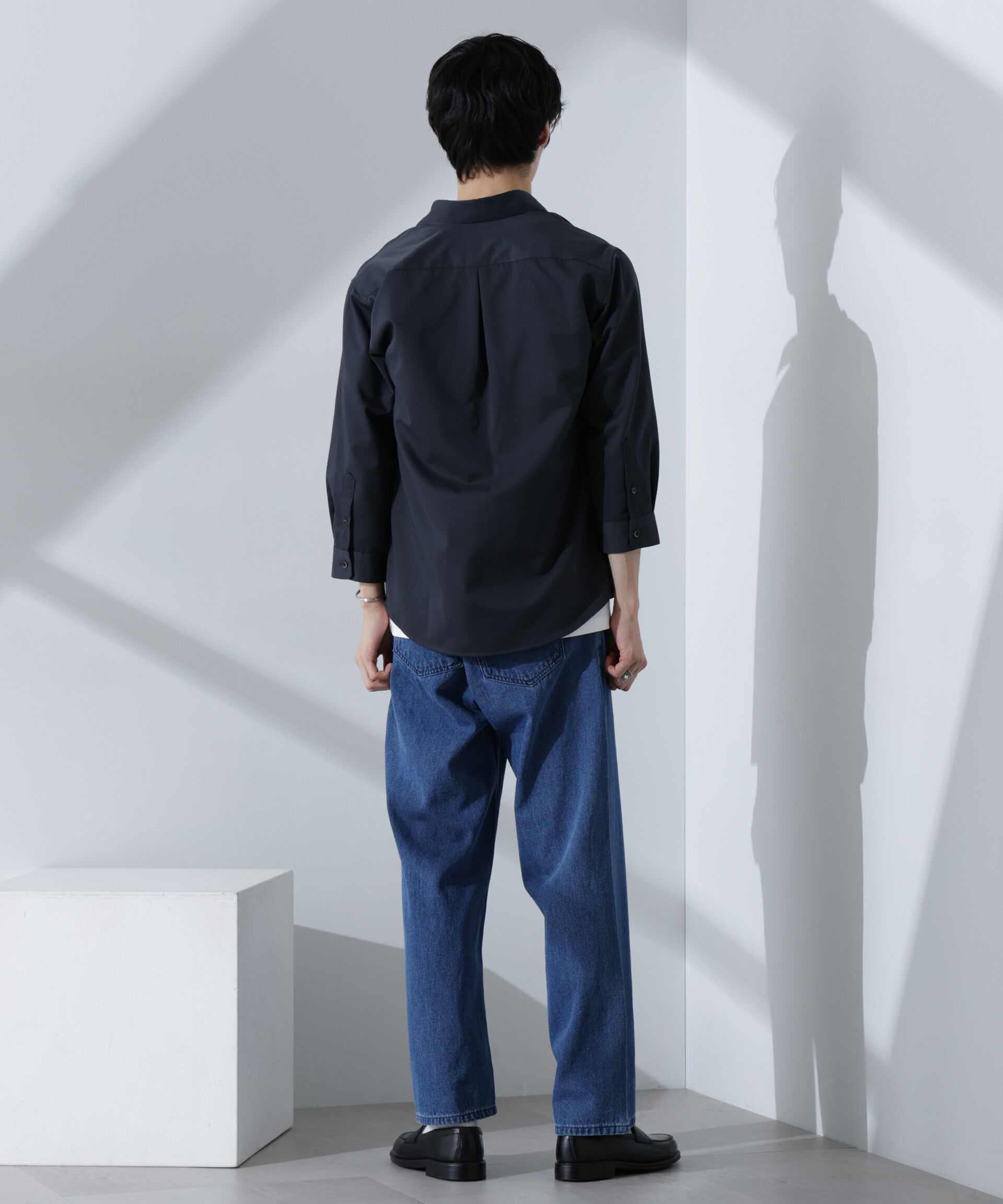 nano･universe「スタンダードレギュラーカラーシャツ/7分袖」|シャツ・ブラウス|