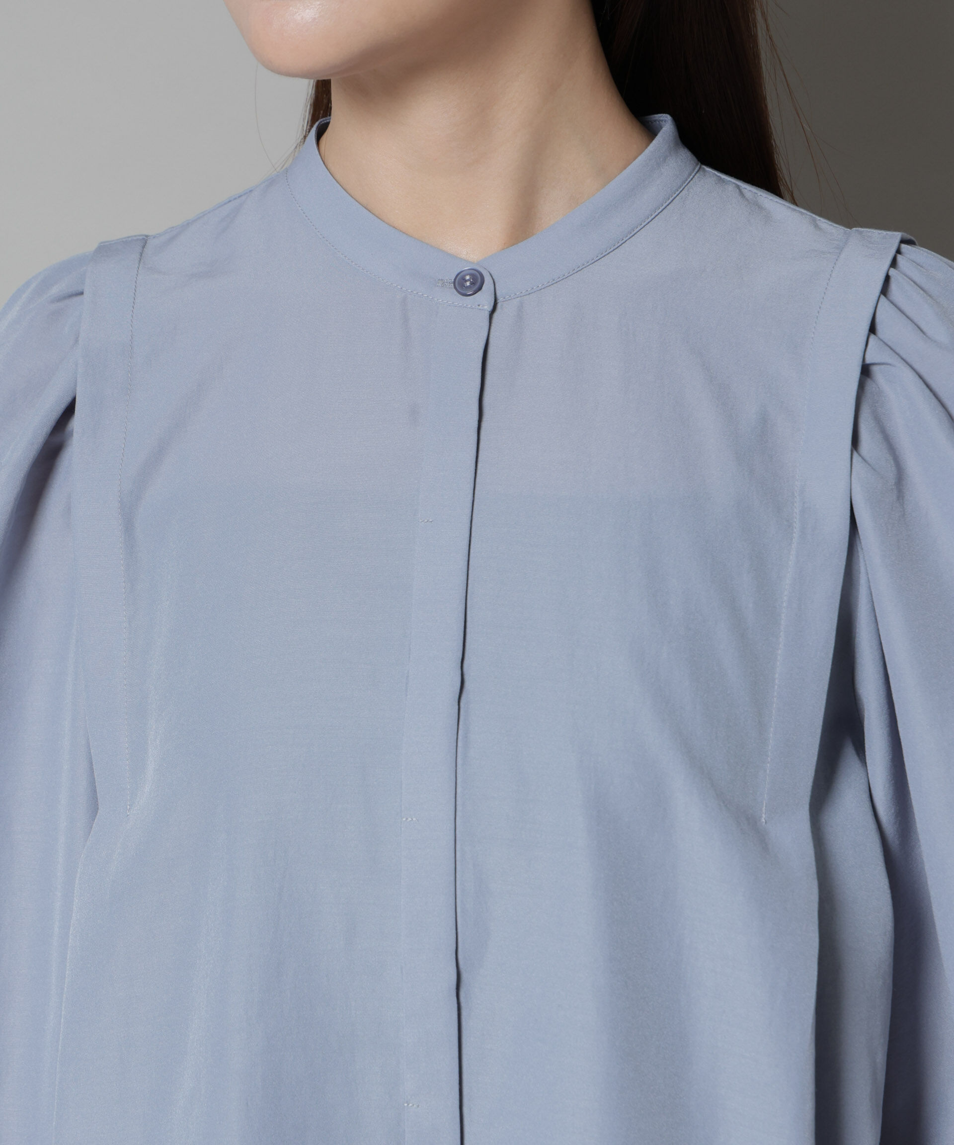 nano･universe「ショルダーギャザーブラウス」|シャツ・ブラウス|