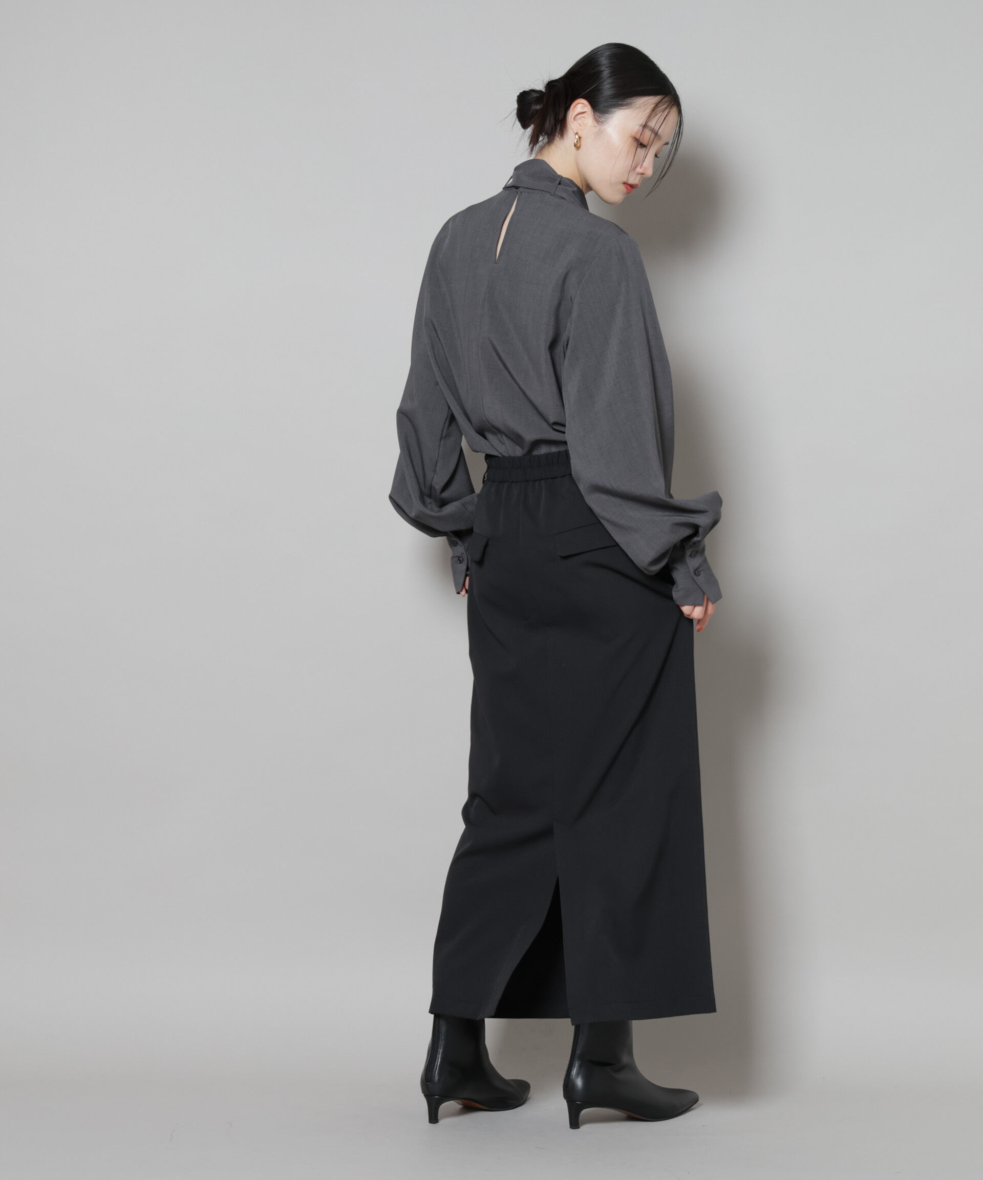 nano･universe「ボータイ取り外し可能2wayブラウス」|シャツ・ブラウス|