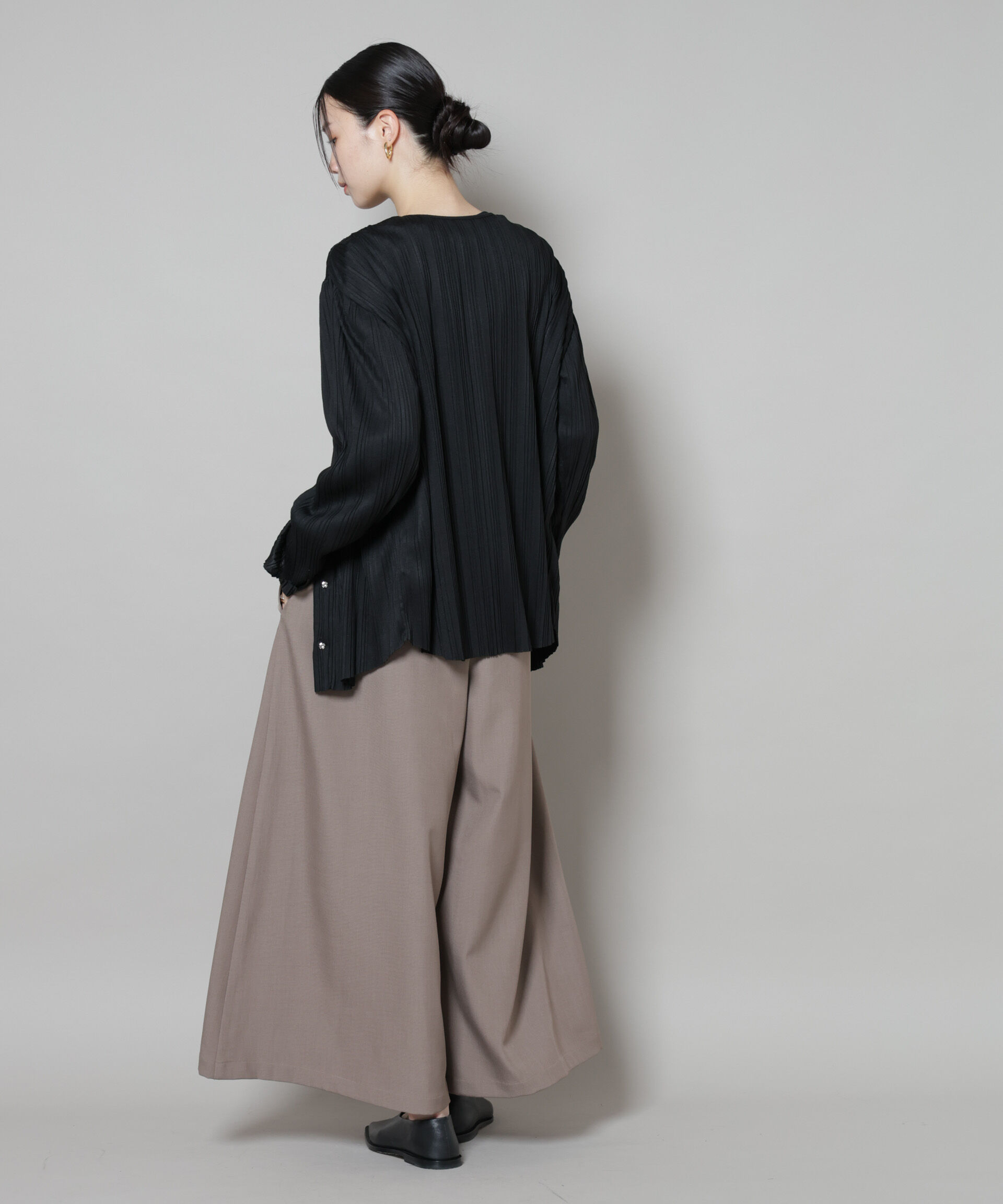 nano･universe「シャーリングサロペット」|ワンピース|