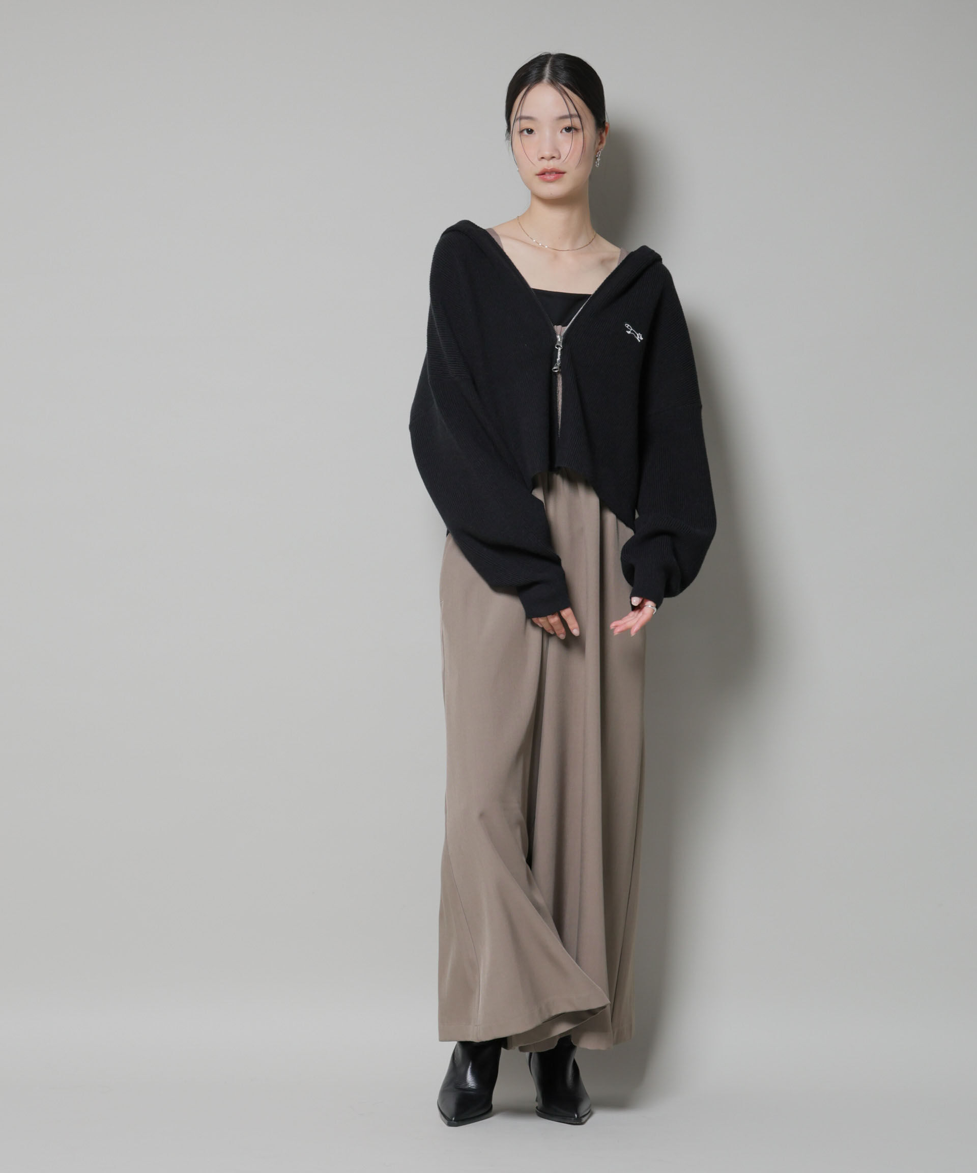 nano･universe「シャーリングサロペット」|ワンピース|