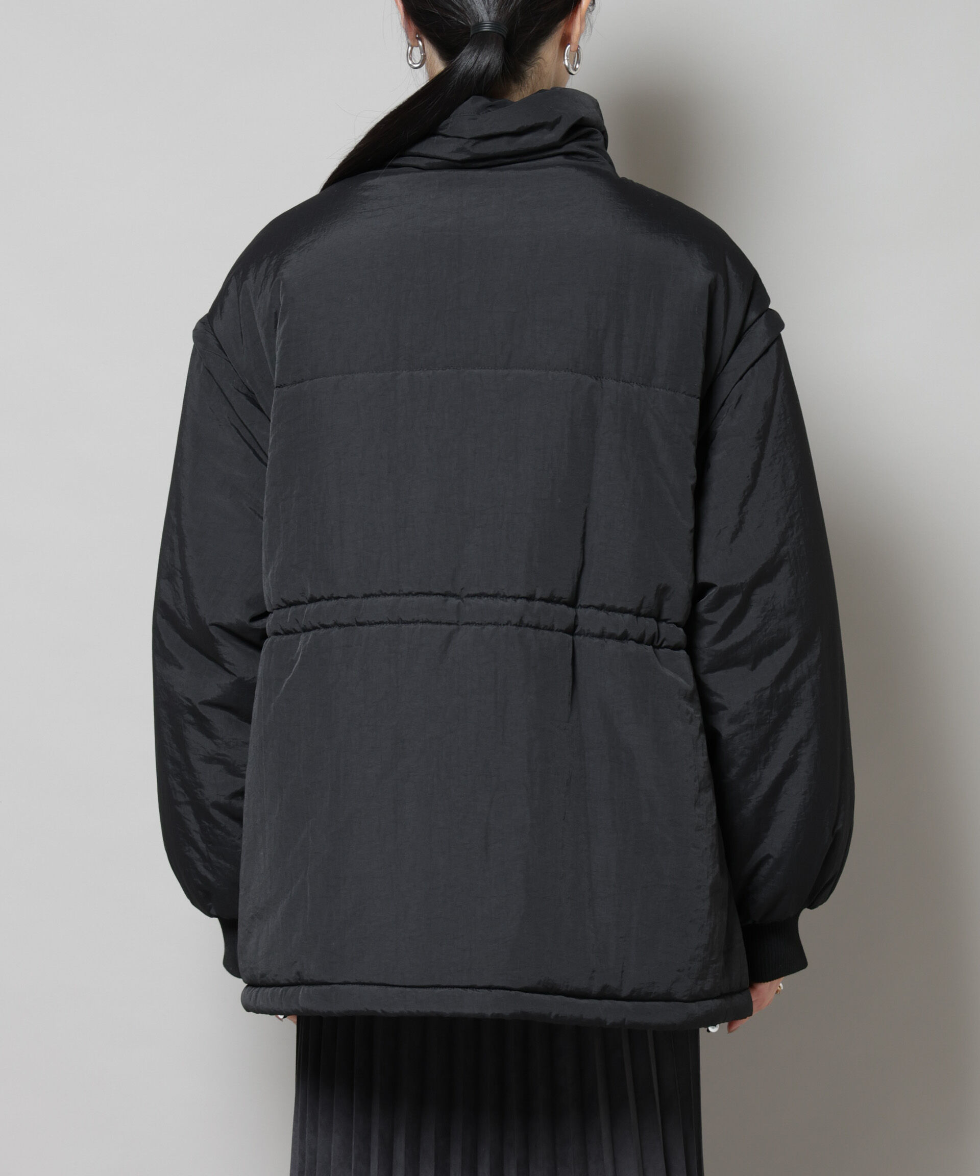 nano･universe「撥水加工・機能中綿 ２wayベスト＆スタンドジップブルゾン」|その他|