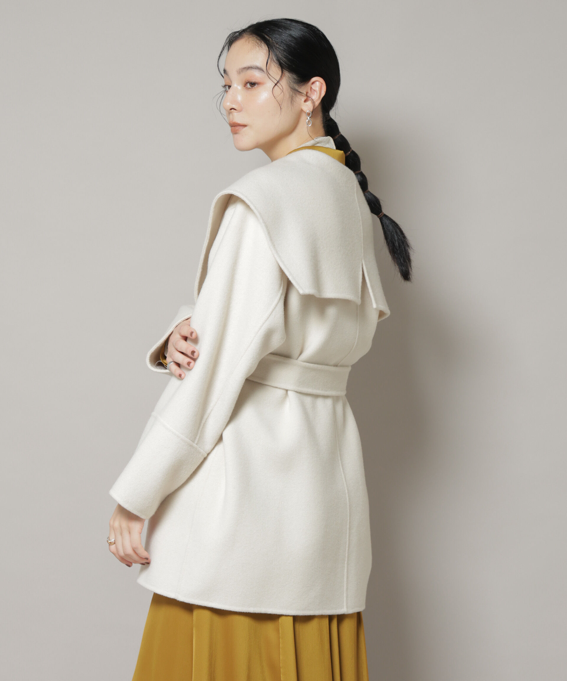 nano･universe「SUPER110blend リバーショールミディコート」|その他|