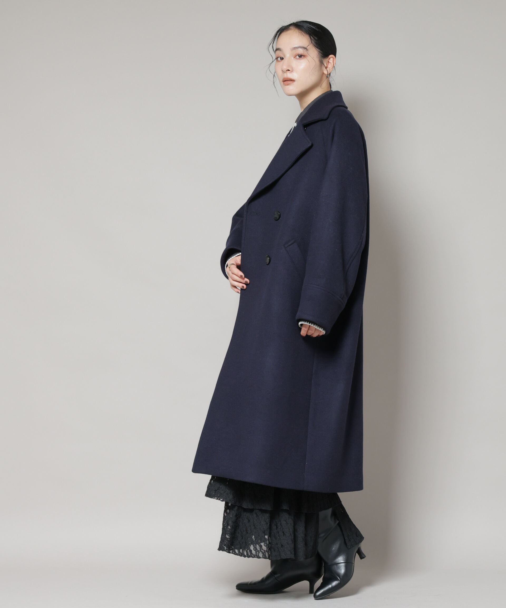 nano･universe「WooLoop コクーンダブルコート」|その他|