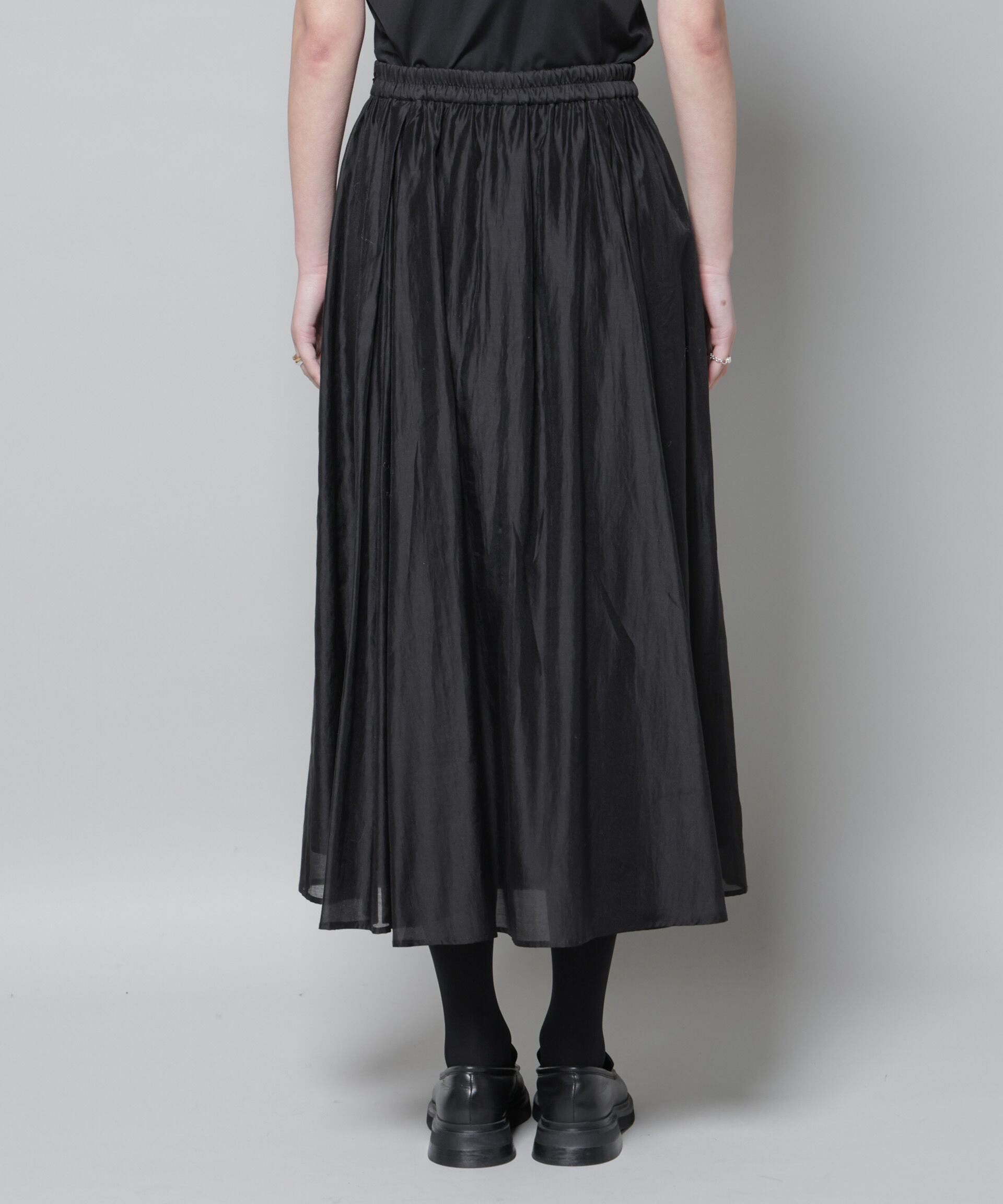 nano･universe「ブライトローンギャザータックスカート」|スカート|