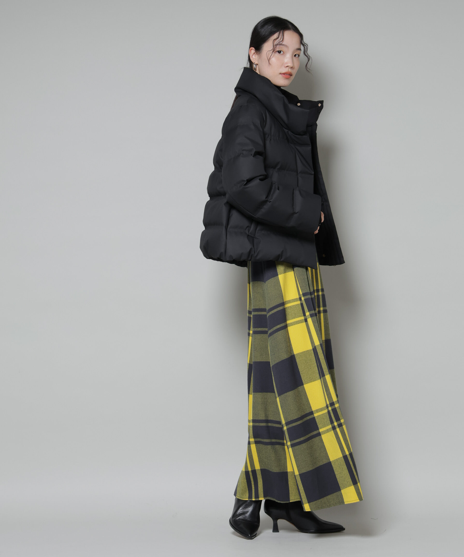 nano･universe「ボリュームネックダウンショートコート」|ダウン|