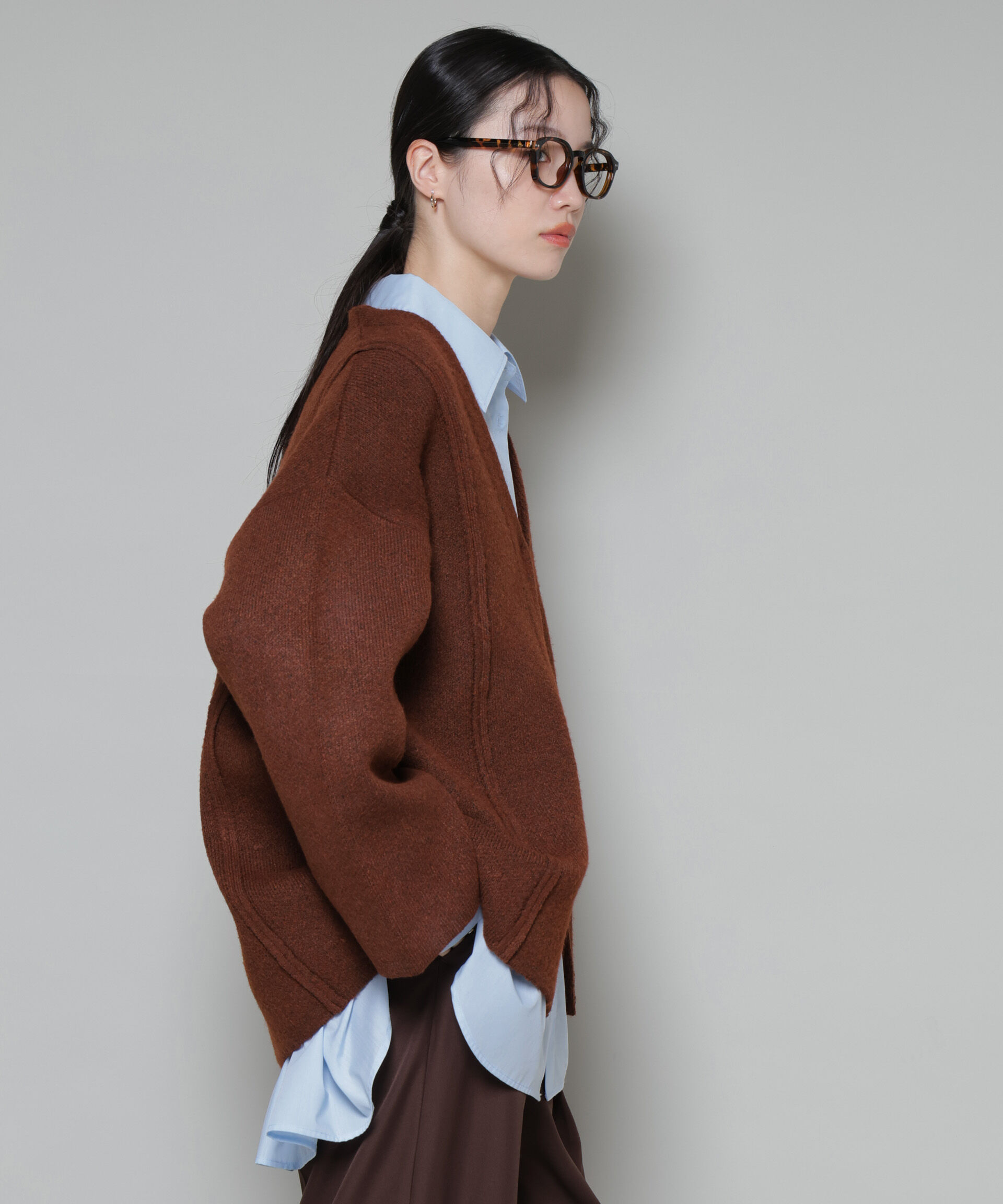 nano･universe「総針ニットジャケットカーディガン」|ニット・セーター|