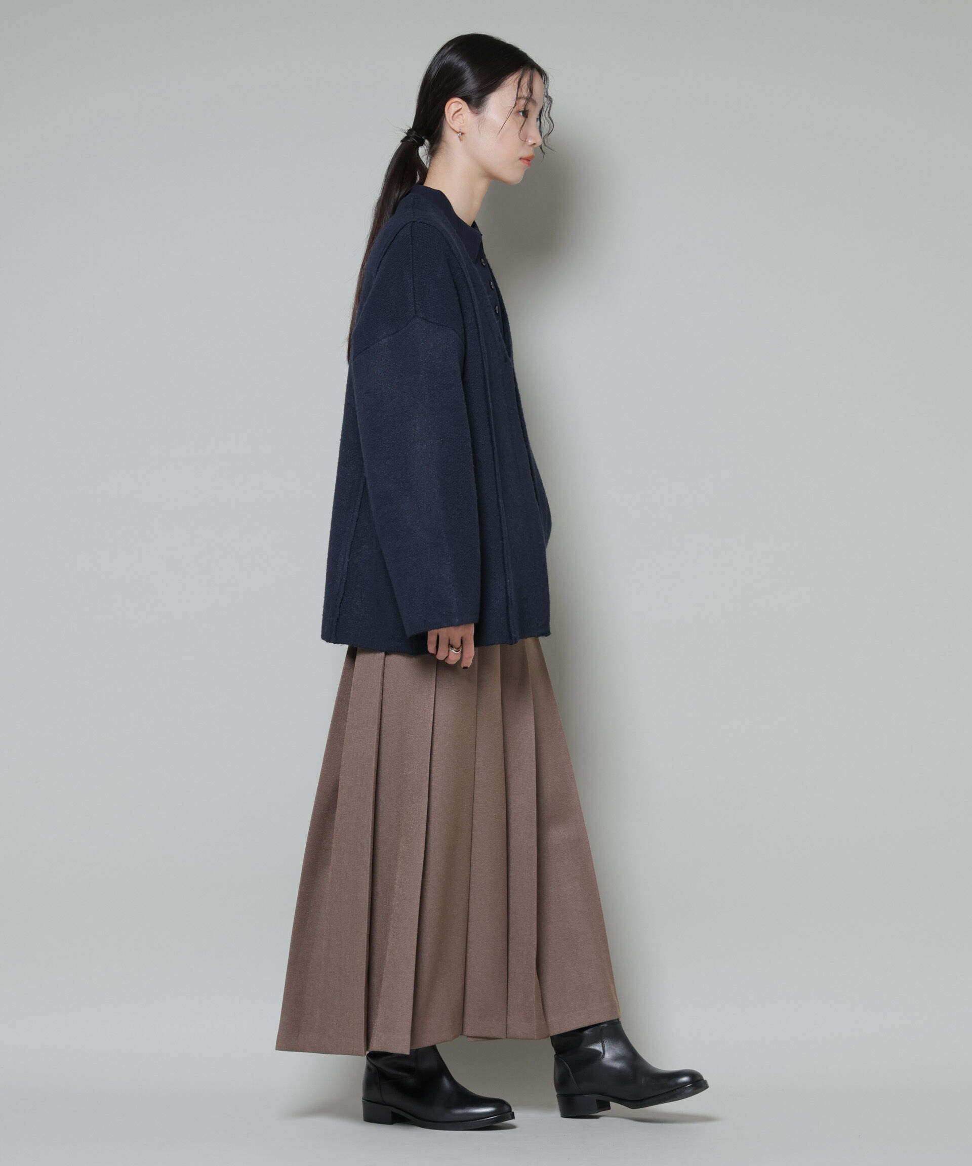 nano･universe「総針ニットジャケットカーディガン」|ニット・セーター|