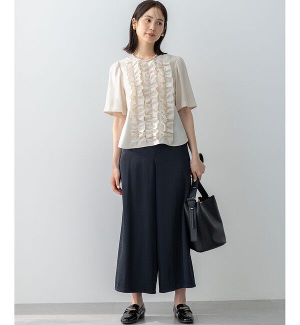 組曲「【WEB限定】ヴィンテージジョーゼットフリル ブラウス」|シャツ・ブラウス|