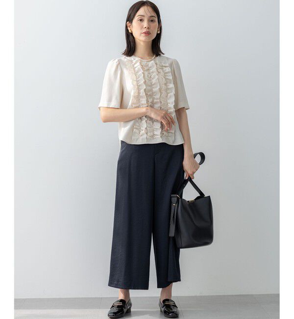 組曲「【WEB限定】ヴィンテージジョーゼットフリル ブラウス」|シャツ・ブラウス|