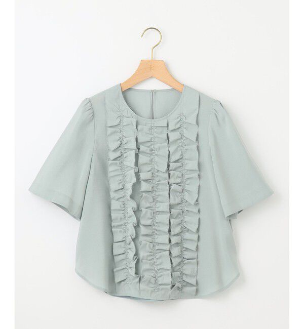 組曲「【WEB限定】ヴィンテージジョーゼットフリル ブラウス」|シャツ・ブラウス|