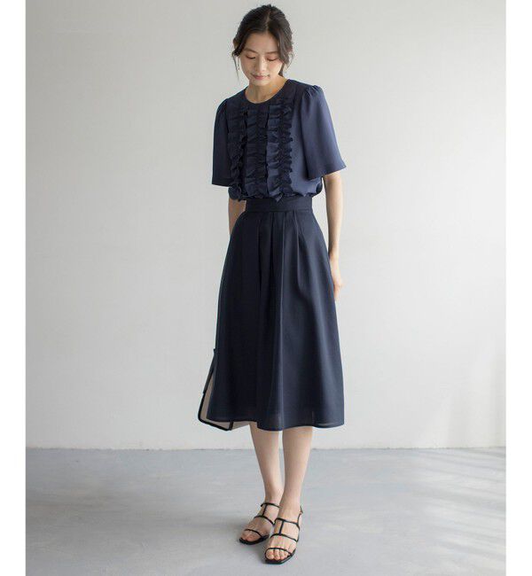 組曲「【WEB限定】ヴィンテージジョーゼットフリル ブラウス」|シャツ・ブラウス|