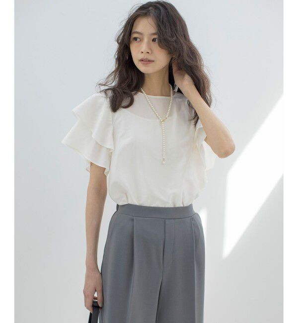 組曲「カールマイヤーフリル ブラウス」|シャツ・ブラウス|