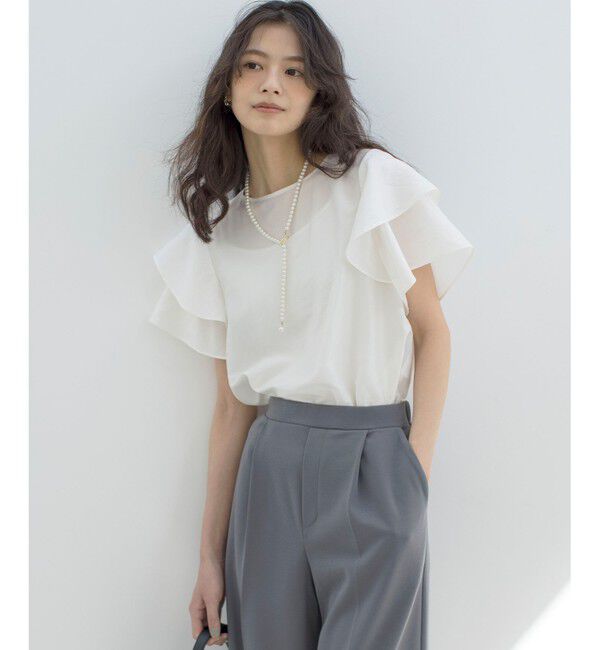 組曲「カールマイヤーフリル ブラウス」|シャツ・ブラウス|