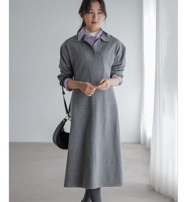 組曲「【加藤ローサさん着用】コットンタッチシャーティングボウタイ付き シャツ」|シャツ・ブラウス|