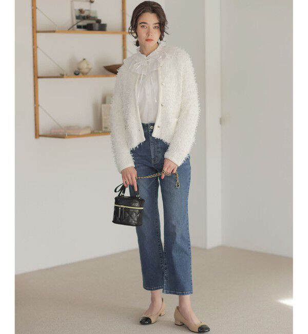 組曲「【2WAY】エアリーシャーティングフリル襟 ブラウス」|シャツ・ブラウス|