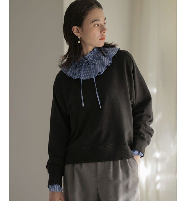 組曲「【2WAY】エアリーシャーティングフリル襟 ブラウス」|シャツ・ブラウス|