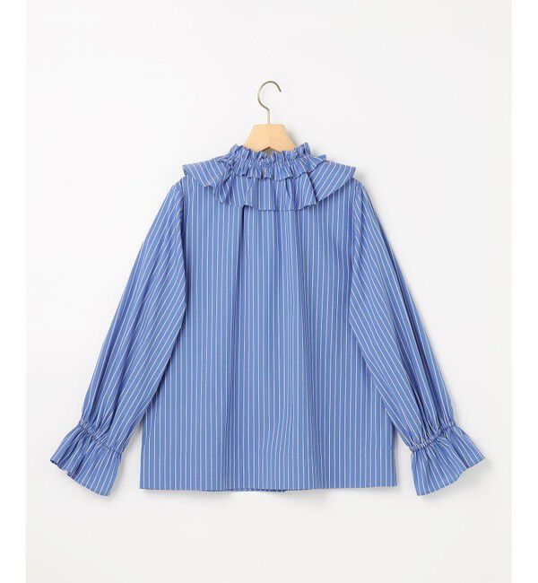 組曲「【2WAY】エアリーシャーティングフリル襟 ブラウス」|シャツ・ブラウス|