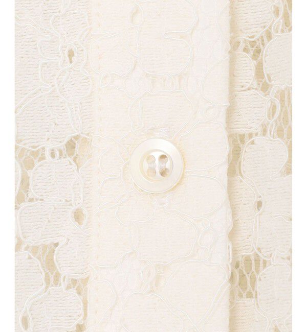 組曲「【WEB限定】フラワーラッセルレースシャツライク ブラウス」|シャツ・ブラウス|