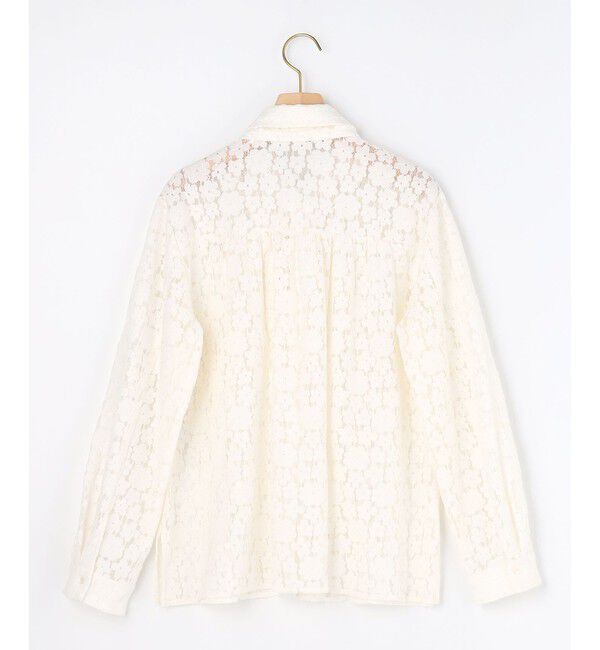 組曲「【WEB限定】フラワーラッセルレースシャツライク ブラウス」|シャツ・ブラウス|