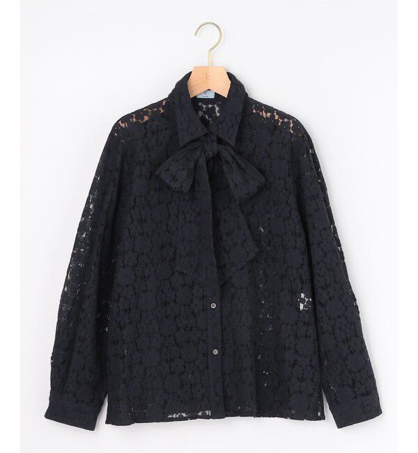 組曲「【WEB限定】フラワーラッセルレースシャツライク ブラウス」|シャツ・ブラウス|