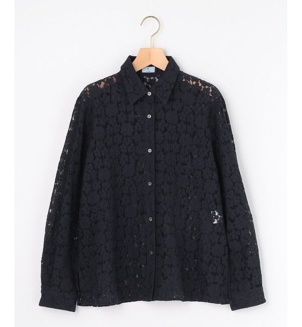 組曲「【WEB限定】フラワーラッセルレースシャツライク ブラウス」|シャツ・ブラウス|