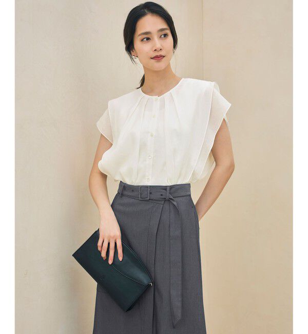 自由区「シアーラミーローンフリル ブラウス」|シャツ・ブラウス|