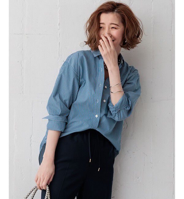 23区「【Oggi4月号掲載/洗える】CANCLINI ベーシック シャツ」|シャツ・ブラウス|ﾏﾘﾝﾌﾞﾙ