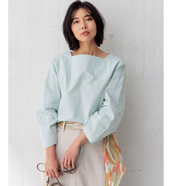 23区「【Oggi4月号掲載/洗える】CANCLINI デザインスリーブ ブラウス」|シャツ・ブラウス|ﾐﾝﾄｽﾄﾗ