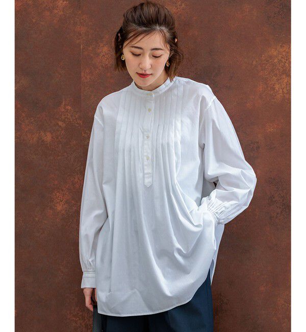 23区「【洗える】CANCLINI ボリュームデザイン ブラウス」|シャツ・ブラウス|ホワイト系