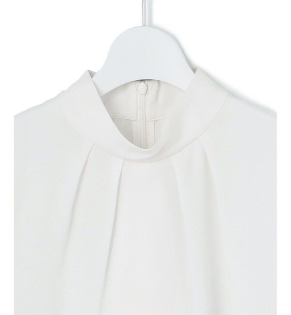 23区「【吸水速乾/UVケア/防シワ性】バックサテンアムンゼン ボウタイ付き 2WAY ブラウス」|シャツ・ブラウス|