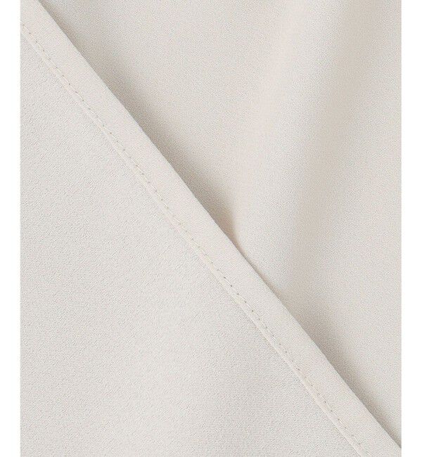 23区「【吸水速乾/UVケア/防シワ性】バックサテンアムンゼン スタンドフリル ブラウス」|シャツ・ブラウス|