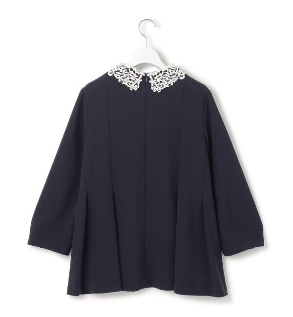 23区「【VERYコラボ】トリアセダブルジョーゼット レース襟 ブラウス」|シャツ・ブラウス|
