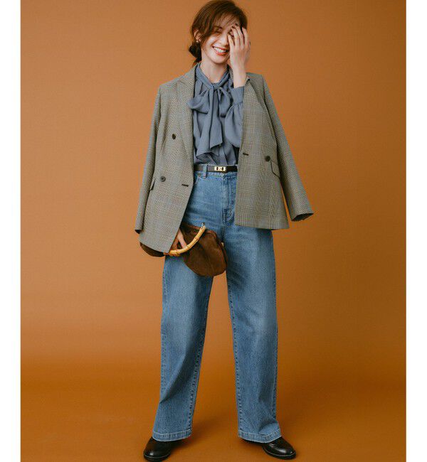 23区「【見上愛さん着用/洗える】シアービエラ ボウタイ ブラウス」|シャツ・ブラウス|