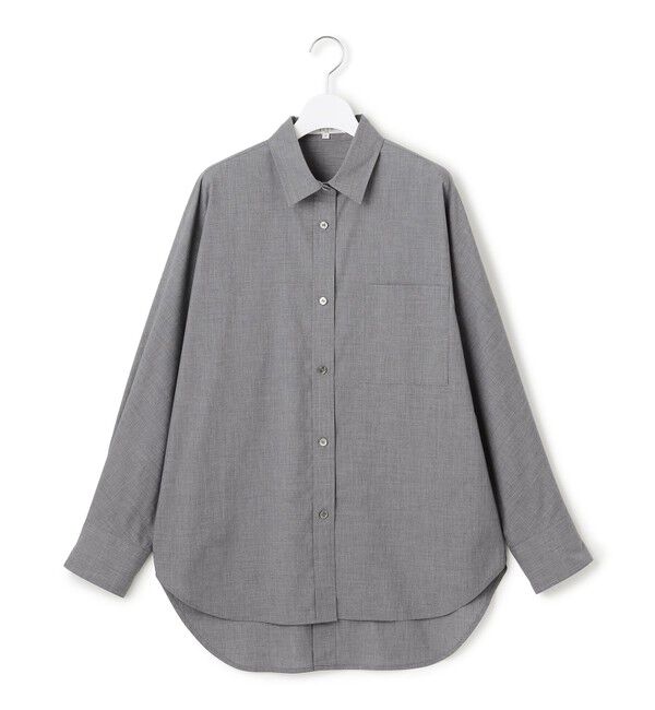 23区「【SLOW/一部店舗限定】ライトタンブラータフタ バックボタン シャツ」|シャツ・ブラウス|