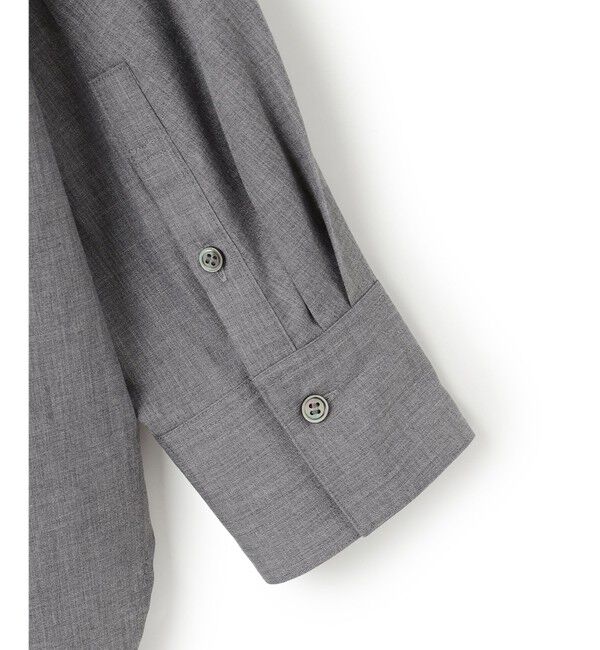 23区「【SLOW/一部店舗限定】ライトタンブラータフタ バックボタン シャツ」|シャツ・ブラウス|